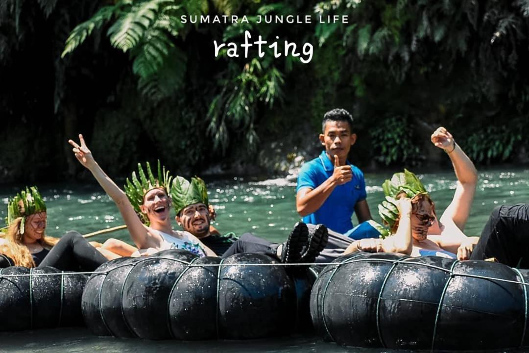 Jungle Life Guest House - Trekking & Transport Only Book With Us Bukit Lawang Eksteriør bilde